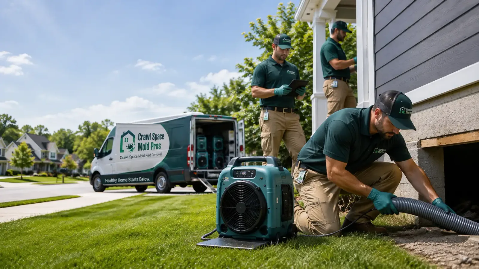 Crawl Space Mold Removal in Bluff, UT
